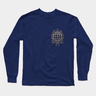 Stylised armillary sphere Long Sleeve T-Shirt